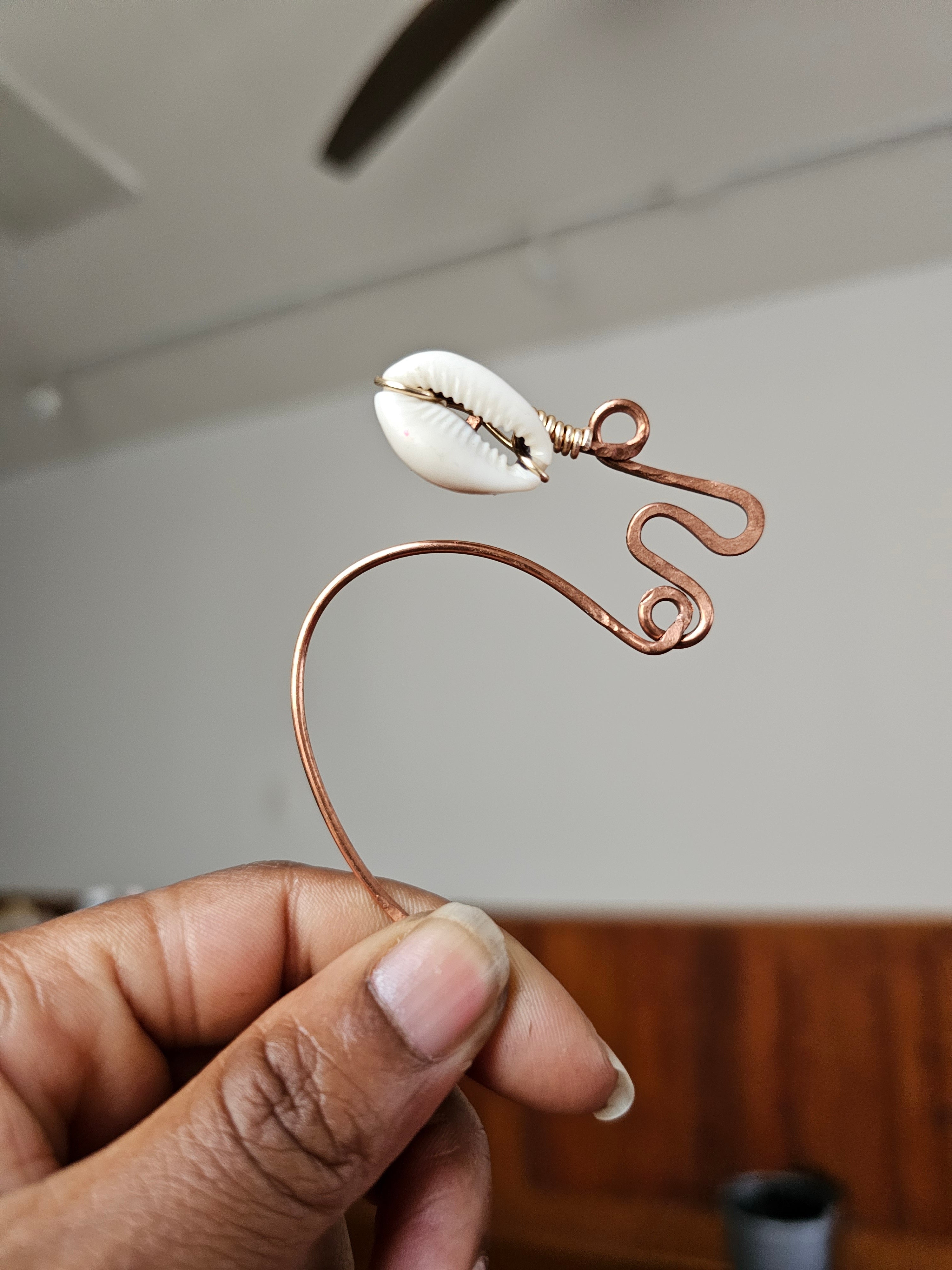 COPPER EAR CUFFS