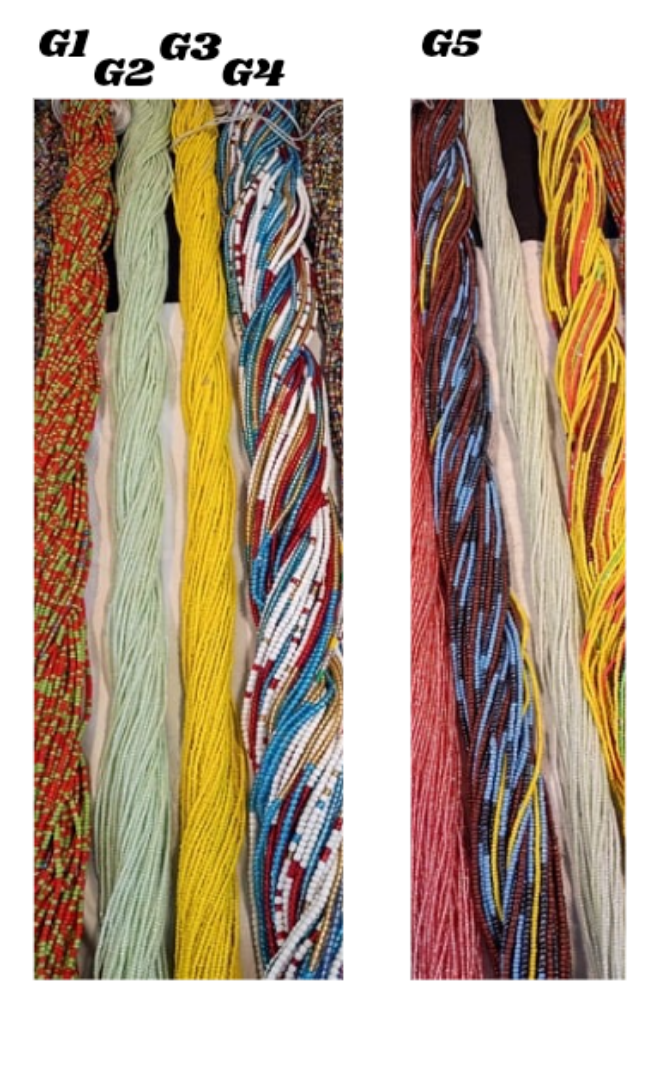 Ghanaian Waistbeads 2pk