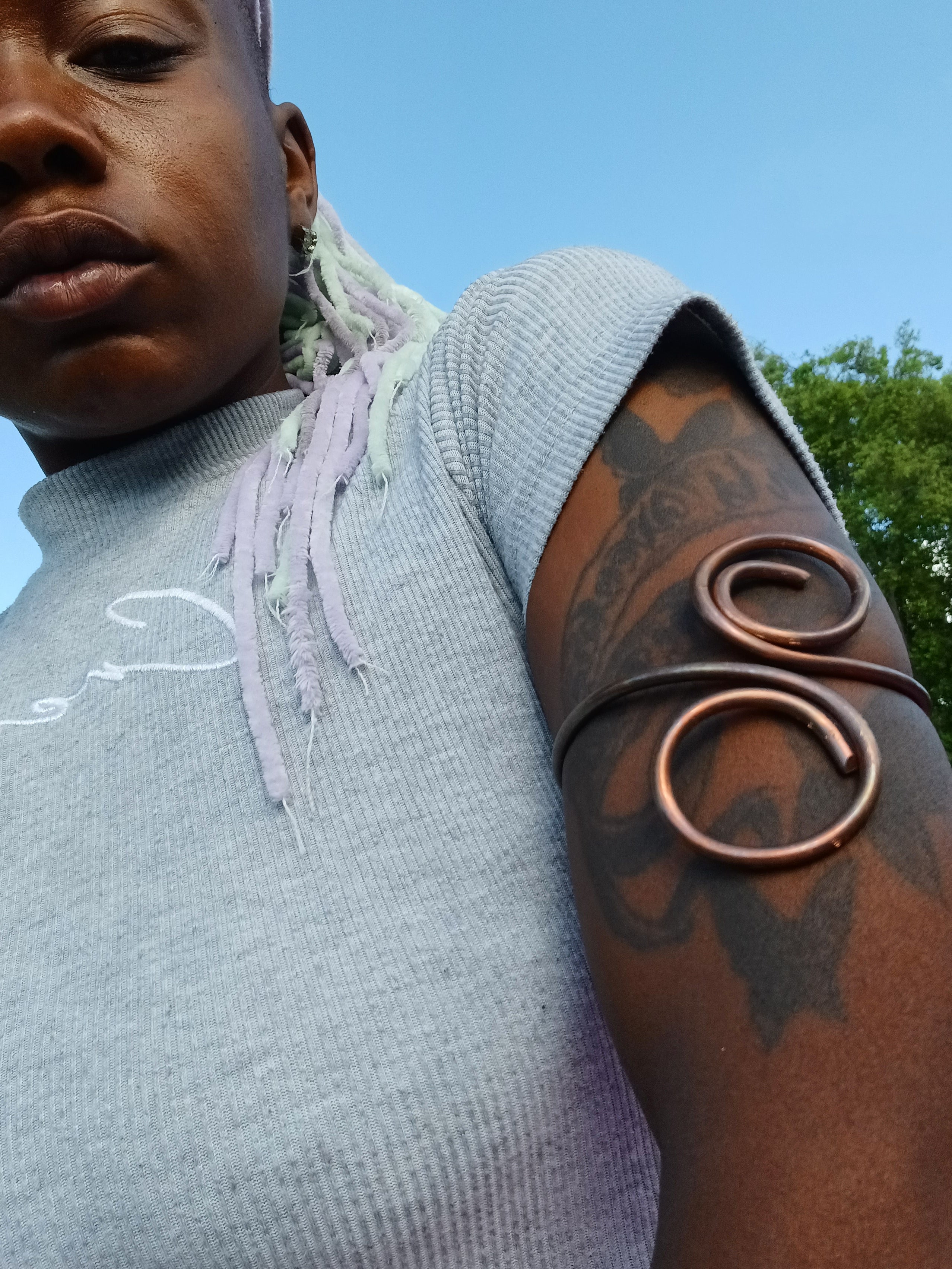 Copper Goddess Cuff