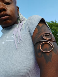 Copper Goddess Cuff